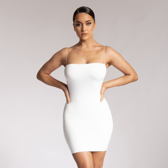mia thin strap bodycon mini dress